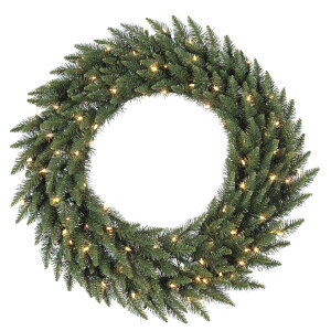 [��������] Vickerman 36 Camdon�̃��~�̐l�H�I�ȃN���X�}�X�̉ԗցA��Ƃ��Dura-lit�̔��M���^���C�g-�U���̋x���̉ԗ�-�����G�߂̉Ƃ̑��� [�y�V�C�O�ʔ�] | Vickerman 36 Camdon Fir Artificial Christmas Wreat
