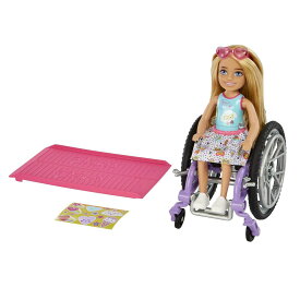 [送料無料] Barbie チェルシー人形（金髪）＆車椅子、3歳以上向け玩具 [楽天海外通販] | Barbie Chelsea Doll (Blonde) &amp; Wheelchair, Toy for 3 Year Olds &amp; Up