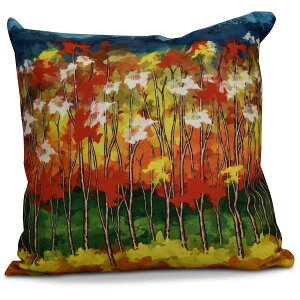[RDY] [] Vv[EfCW[ 16" x 16" H̉ԕvg [yVCOʔ] | Simply Daisy 16" x 16" Autumn Floral Print Pillow