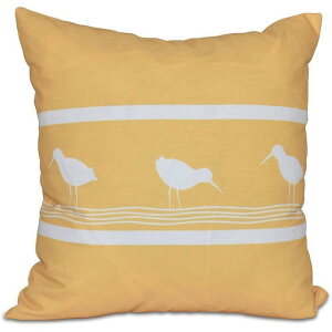 [RDY] [] Simply Daisy 16" x 16" o[hEH[N Aj}EvgEs[, CG[ [yVCOʔ] | Simply Daisy 16" x 16" Birdwalk Animal Print Pillow, Yellow