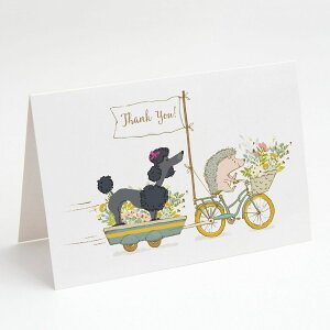 [] Caroline's Treasures v[h ubN O[eBOJ[h t 5" x 7"i8JEgj [yVCOʔ] | Caroline's Treasures Poodle Black Greeting Cards with Envelopes, 5" x 7" (8 Count)