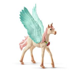 [RDY] [] Schleich bayalajR[yKTXqnߋu [yVCOʔ] | Schleich bayala Decorated Unicorn Pegasus Foal Toy Figurine