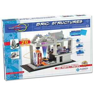[] Snap Circuits BRICF20ȏ̃XeubNEvWFNg܂ލ\̒TLbgA}jAA200p[ct [yVCOʔ] | Snap Circuits BRIC: Structures Exploration Kit with Over 20