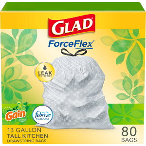 [RDY] [] Glad tH[XtbNX 13K g[ Lb`S~ QCIWi̍ t@u[YtbVlX 80 [yVCOʔ] | Glad ForceFlex 13 Gallon Tall Kitchen Trash Bag