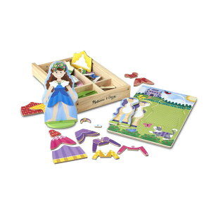 [RDY] [] Melissa & Doug yєn̎Cւ̖؂̐l`͉Zbg(35 PC)ӂ [yVCOʔ] | Melissa & Doug Princess & Horse Magnetic Dress-Up Wooden Dolls Pretend Play Set (35 pcs)