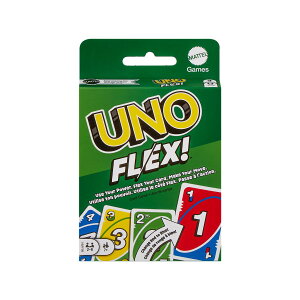 [] UNO lqy߂AƑŊy߂tbNXEJ[hQ[B [yVCOʔ] | UNO Flex Card Game for Family Game Night, 2 to 8 Players, Fun for Adults and Kids