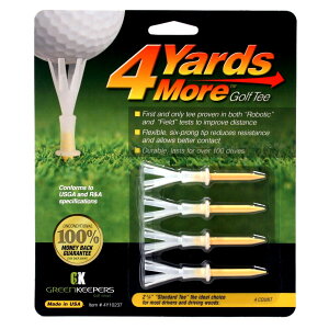 [RDY] [��������] 4 Yards More �v���X�`�b�N�S���t�e�B�[2 3/4�C���`4�{����-�C�G���[ [�y�V�C�O�ʔ�] | 4 Yards More Plastic Golf Tees 2 3/4 inch Pack of 4 - Yellow