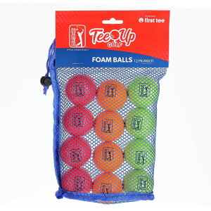 [RDY] [��������] PGA Tour �e�B�[�A�b�v���K�p�t�H�[���S���t�E�{�[���A12�p�b�N�A�}���`�J���[ [�y�V�C�O�ʔ�] | PGA Tour Tee-Up Practice Foam Golf Balls, 12 Pack, Multicolor