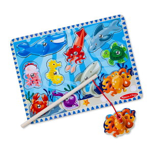 [RDY] [] Melissa & Doug CؐނQ[ƃpYؐCm [yVCOʔ] | Melissa & Doug Magnetic Wooden Fishing Game and Puzzle With Wooden Ocean Animal Magnets