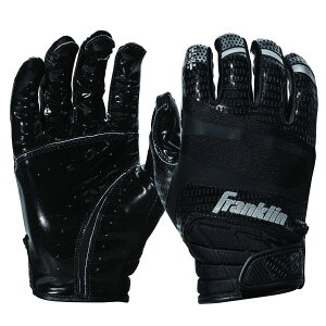 [RDY] [��������] Franklin Sports �n�C�E�^�b�N�E�v���~�A���E�t�b�g�{�[���E���V�[�o�[�E�O���[�u - �l�C�r�[/���b�h - ���[�X L [�y�V�C�O�ʔ�] | Franklin Sports Hi-Tack Premium Football Receiver Gloves - Navy/
