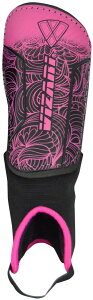 [] VIZARI JETbJ[ Np یtVK[h sN^ubN - XXS [yVCOʔ] | Vizari Cali Soccer Shin Guard with Ankle Protection for Boys and Girls Pink/Black - XXS