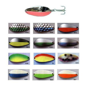 [] Acme Tackle gNI tBbVOXv[ jbP lIu[ 2/3IX [yVCOʔ] | Acme Tackle Little Cleo Fishing Spoon Nickel Neon Blue 2/3 oz.