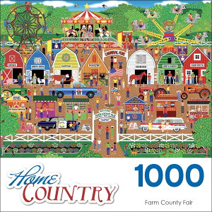 [] Cra-Z-Art Home Country 1000s[XEt@[EJg[EtFAEWO\[pY [yVCOʔ] | Cra-Z-Art Home Country 1000-Piece Farm Country Fair Jigsaw Puzzle