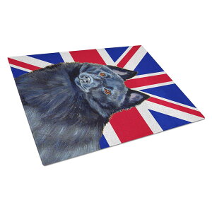 [] Caroline's Treasures VyP jIWbN p KX܂Ȕ LTCY [yVCOʔ] | Caroline's Treasures Schipperke with English Union Jack British Flag Glass Cutting Board Large Size