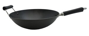 [RDY] [] IMUSA 14 C`̌ySnhtĂOtꂽ]̒ؓ [yVCOʔ] | Imusa 14 inch Light Cast Iron Pre Seasoned Traditional Wok with Handle