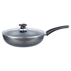 [RDY] [] Brentwood ؓ ӂt A~mXeBbN 10C` O[ [yVCOʔ] | Brentwood Wok W/ Lid Aluminum Non-Stick 10" Gray