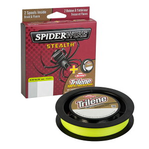 [RDY] [] Spiderwire XeX8|huCh{g100tJ[{fAXv[ [yVCOʔ] | SpiderWire Stealth 8lb Braid + Trilene 100% Fluorocarbon Dual Spool