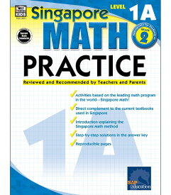 [RDY] [送料無料] カーソン・デローサ シンガポール算数 レベル1A 算数練習ワークブック 2年生 (128ページ) [楽天海外通販] | Carson Dellosa Singapore Math Level 1A Math Practice Workbook Grade 2 (128 pages)