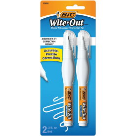 [RDY] [送料無料] BIC 修正ペン、2本入り [楽天海外通販] | BIC Wite-Out Shake 'n Squeeze Correction Fluid Pen, Pack of 2