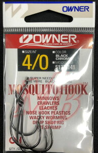 [RDY] [] I[i[ 5177-073 j 1pbN10{ TCY4 ނj [yVCOʔ] | Owner 5177-073 Mosquito Hook 10 per Pack Size 4 Fishing Hook