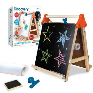 [OverY16] [] Discovery Kids C[[3-in-1 A[gZ^[AzCg{[hAAy[p[T[tFXt [yVCOʔ] | Discovery Kids Tabletop Easel 3-In-1 Art Center, with Whiteboard, Chalkboar