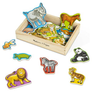 [RDY] [] Melissa & Doug ؐ}Olbg20 - FSCF [yVCOʔ] | Melissa & Doug 20 Wooden Animal Magnets in a Box - FSC Certified
