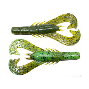 [] O[K NbLN[ 4'' T}[N[ 7PK \tgvX`bNA[ [yVCOʔ] | Googan Krackin' Craw 4'' Summer Craw 7pk Soft Plastic Fishing Lure