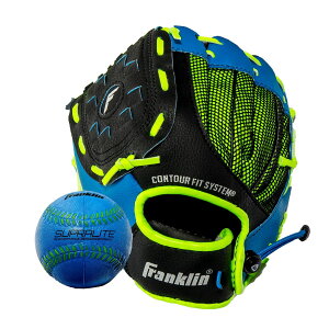 [RDY] [��������] Franklin Sports �l�I�O���b�v�E�V���[�Y 9 T�{�[���p�O���u �{�[���Z�b�g ���蓊�� [�y�V�C�O�ʔ�] | Franklin Sports Neo-Grip Series 9 T-Ball Glove with Ball Set Left Hand Throw