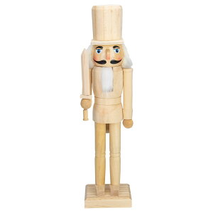 [RDY] [] Northlight 15 "tؐ݊l`ih [yVCOʔ] | Northlight 15" Unfinished Paintable Wooden Christmas Nutcracker with Sword