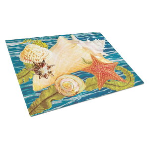 [��������] �J�����C���X�g���W���[�YPRS4057LCB�R���N�q�g�f�ƃR�b�N��II�K���X�܂Ȕ�A12H x 16W�A�}���`�J���[ [�y�V�C�O�ʔ�] | Carolines Treasures PRS4057LCB Conch Starfish And Cockle II Glass Cutting