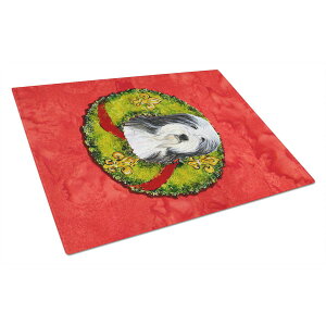 [RDY] [��������] Caroline's Treasures �r�A�f�b�h�E�R���[ �K���X�܂Ȕ� �� [�y�V�C�O�ʔ�] | Caroline's Treasures Bearded Collie Glass Cutting Board Large