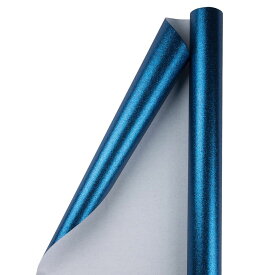 [送料無料] JAMペーパーギフトラップ、キラキラ包装紙、20平方フィート、ブルーグリッター、ロール個別販売 [楽天海外通販] | JAM Paper Gift Wrap, Glitter Wrapping Paper, 20 Sq Ft, Blue Glitter, Roll Sold