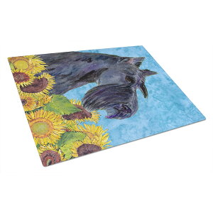 [RDY] [��������] Caroline's Treasures �X�R�e�B�b�V���E�e���A �K���X�܂Ȕ� �� [�y�V�C�O�ʔ�] | Caroline's Treasures Scottish Terrier Glass Cutting Board Large