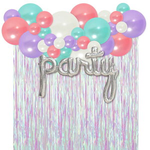 [RDY] [] Way To Celebrate !52pcsa̕D̑yт́AF̃jR[̎u [yVCOʔ] | Way to Celebrate! 52pcs Birthday Balloons Decoration & Toys Set, Multicolor Unicorn The