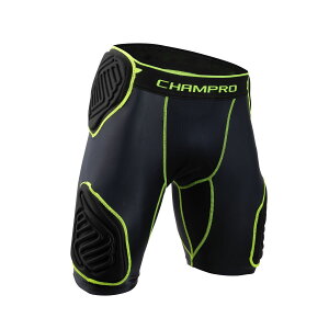 [��������] CHAMPRO �X�|�[�c�E�u���E���b�V�� 5�p�b�h�E�T�b�J�[�E�K�[�h���A�R���v���b�V�����E�t�B�b�g [�y�V�C�O�ʔ�] | Champro Sports Bull Rush 5-Pad Football Girdle, Compression Fit