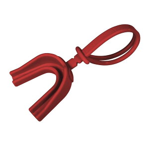 [] CHAMPRO X|[c^tbg{[p}EXK[hiXgbvtjAXJ[bgA[XA50pbN [yVCOʔ] | Champro Sports Moldable Football Mouthguard with Strap, Scarlet, Youth, 5
