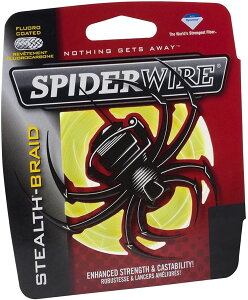 [] Spiderwire XeXuChނ莅AnCrXCG[A15|hA300[h [yVCOʔ] | SpiderWire Stealth Braid Fishing Line, Hi-Vis Yellow, 15 lb Test Strength, 300 yd