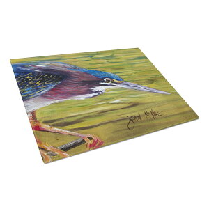 [RDY] [��������] Caroline's Treasures �A�I�T�M�̃K���X�܂Ȕ� �� [�y�V�C�O�ʔ�] | Caroline's Treasures Green Heron Glass Cutting Board Large