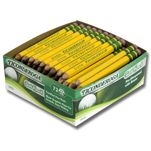 [RDY] [] Ticonderoga StStEyV 72{ [yVCOʔ] | Ticonderoga Golf Pencils with Eraser, Box of 72