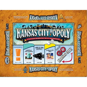 [] JUXVeB-I|[e[}t@~[{[hQ[A2-6v[[ [yVCOʔ] | Kansas City-Opoly Themed Family Board Game, 2-6 Players