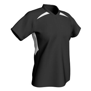 [RDY] [] `FbNEx[X{[^\tg{[EW[WAfB[XSAubN^zCgEnCCg [yVCOʔ] | Check Baseball/Softball Jersey, Women's Small, Black with White Highlight