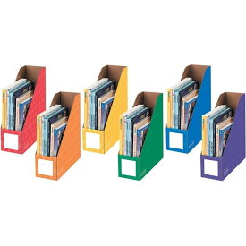 [RDY] [送料無料] Fellowes バンカーズボックス 4インチマガジンファイル、アソートカラー、6パック [楽天海外通販] | Fellowes Banker's Box 4" Magazine File, Assorted Colors, 6pk