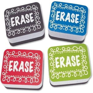[] ASHLEY `[NfUC ~jEzCg{[hS [yVCOʔ] | Ashley Chalk Design Mini Whiteboard Eraser