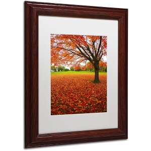 [RDY] [��������] Trademark Fine Art CATeyes�� "Autumn Expressions" �L�����o�X�A�[�g�A�z���C�g�}�b�g�A�ؐ��t���[�� [�y�V�C�O�ʔ�] | Trademark Fine Art "Autumn Expressions" Canvas Art by CATeyes, White Matte, Wood Frame