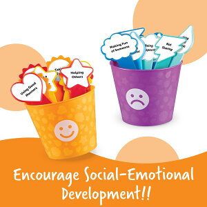 [RDY] [] Learning Resources PsoPcASEL pi Ώ۔N3Έȏ [yVCOʔ] | Learning Resources Good Behavior Buckets, SEL Classroom Supplies Ages 3+
