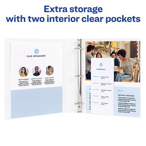 [] Avery [KTCY 3OoC_[ 1C`EhO zCg1 (16500) [yVCOʔ] | Avery Legal-Size Durable View 3 Ring Binder, 1 inch Round Rings, 1 White Binder (16500)