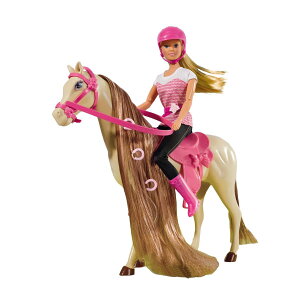 [] Simba Toys - nƐl`̃XetBEuncA[ [yVCOʔ] | Simba Toys - Steffi Love Riding Tour with Horse and Doll