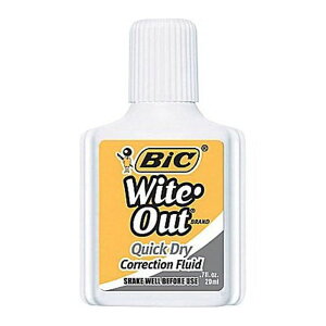 [RDY] [] BIC NCbNhCCtA12{ [yVCOʔ] | BIC Wite-Out Quick Dry Correction Fluid, 12 pack