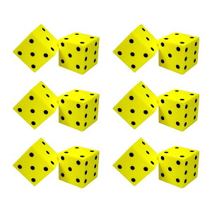 [RDY] [��������] Koplow Games �h�b�g�E�t�H�[���E�_�C�X12�Z�b�g [�y�V�C�O�ʔ�] | Koplow Games Dot Foam Dice Set, 12 Pieces
