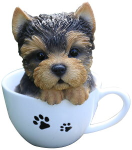 [] nCCEMtg ybgp-eB[JbvE[NV[EeA q [yVCOʔ] | Hi-Line Gift Ltd Pet Pals-Teacup Yorkshire Terrier Puppy